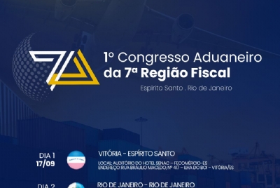 Imagem de Sindiex participa do 1º Congresso Aduaneiro da 7ª Região Fiscal em Vitória